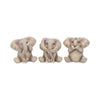 Three Baby Elephants 8cm